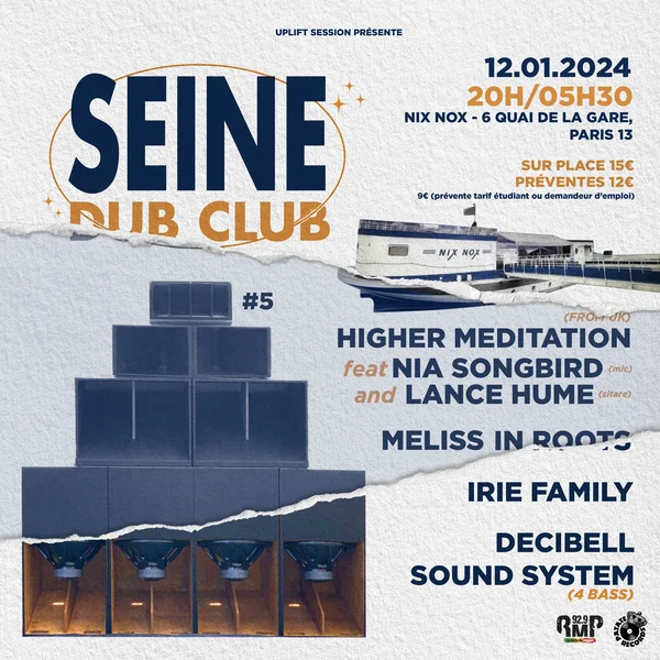 Affiche de la 5ᵉ édition avec Higher Meditation