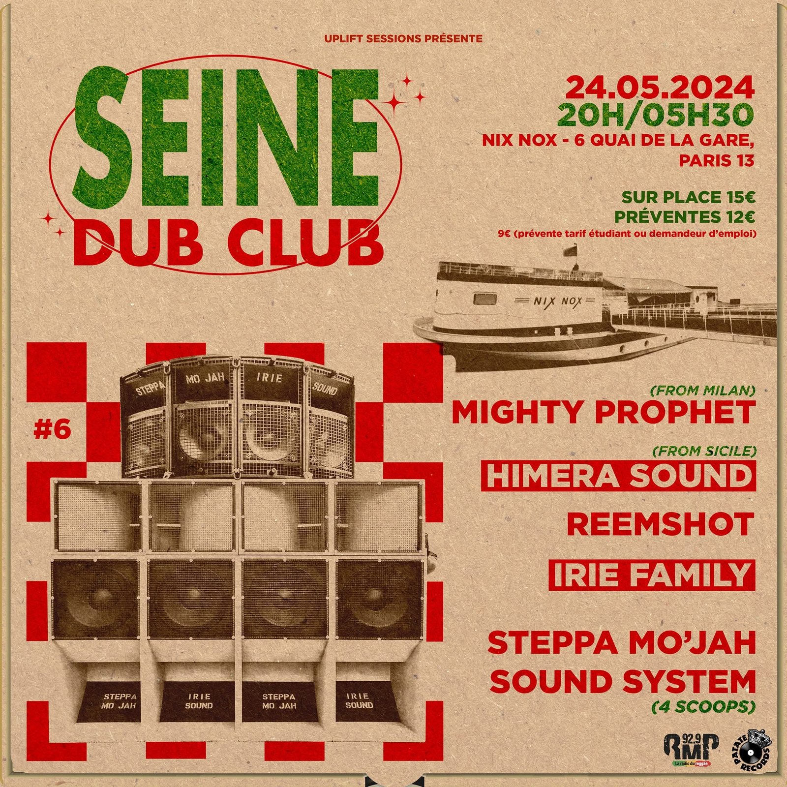 Affiche de la 6ᵉ édition avec Mighty Prophet